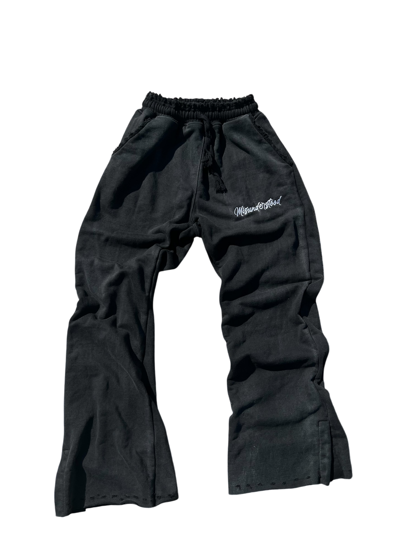 Sweatsuit - Black Acid Wash