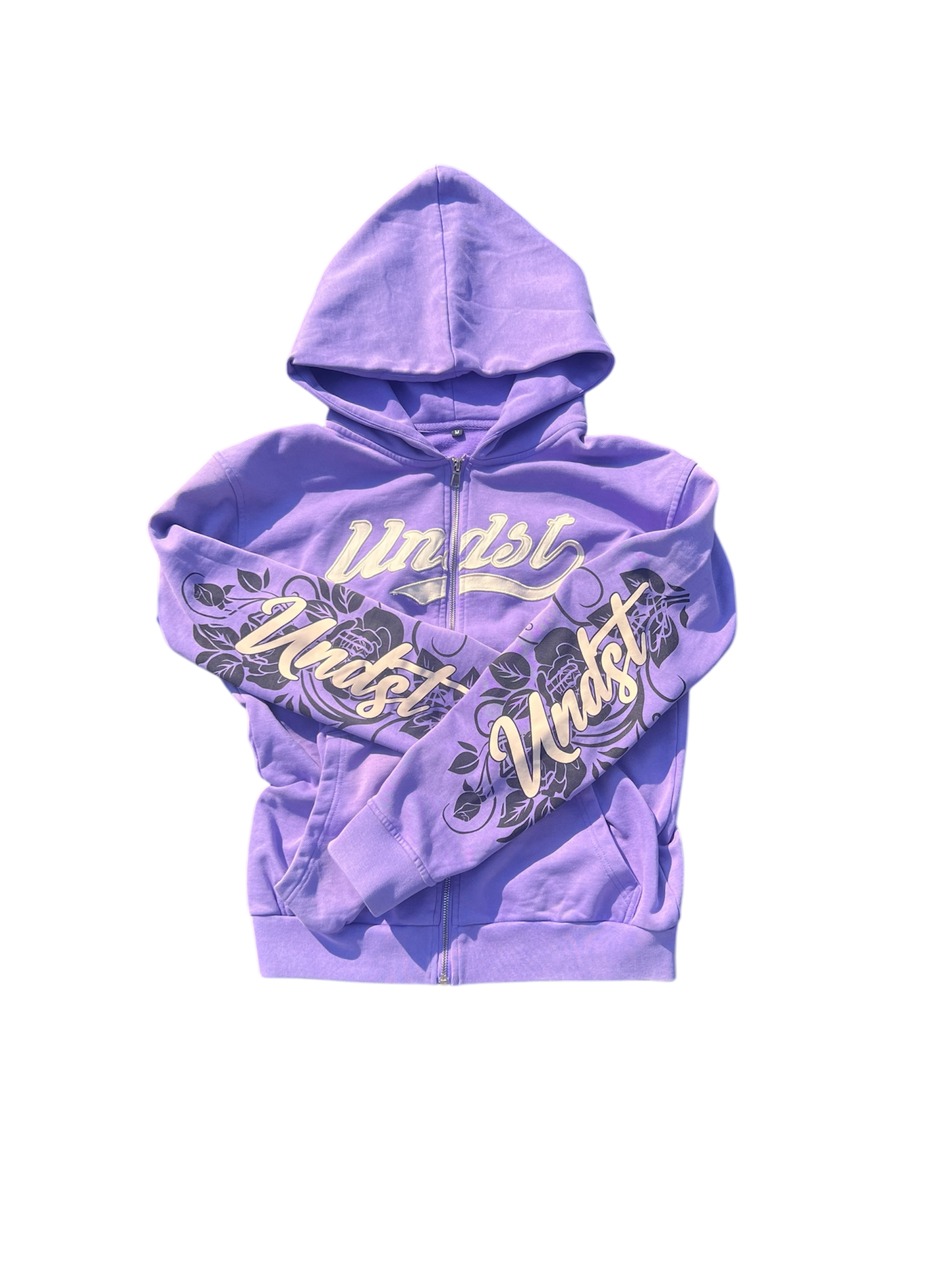Rose Zip Up - Purple