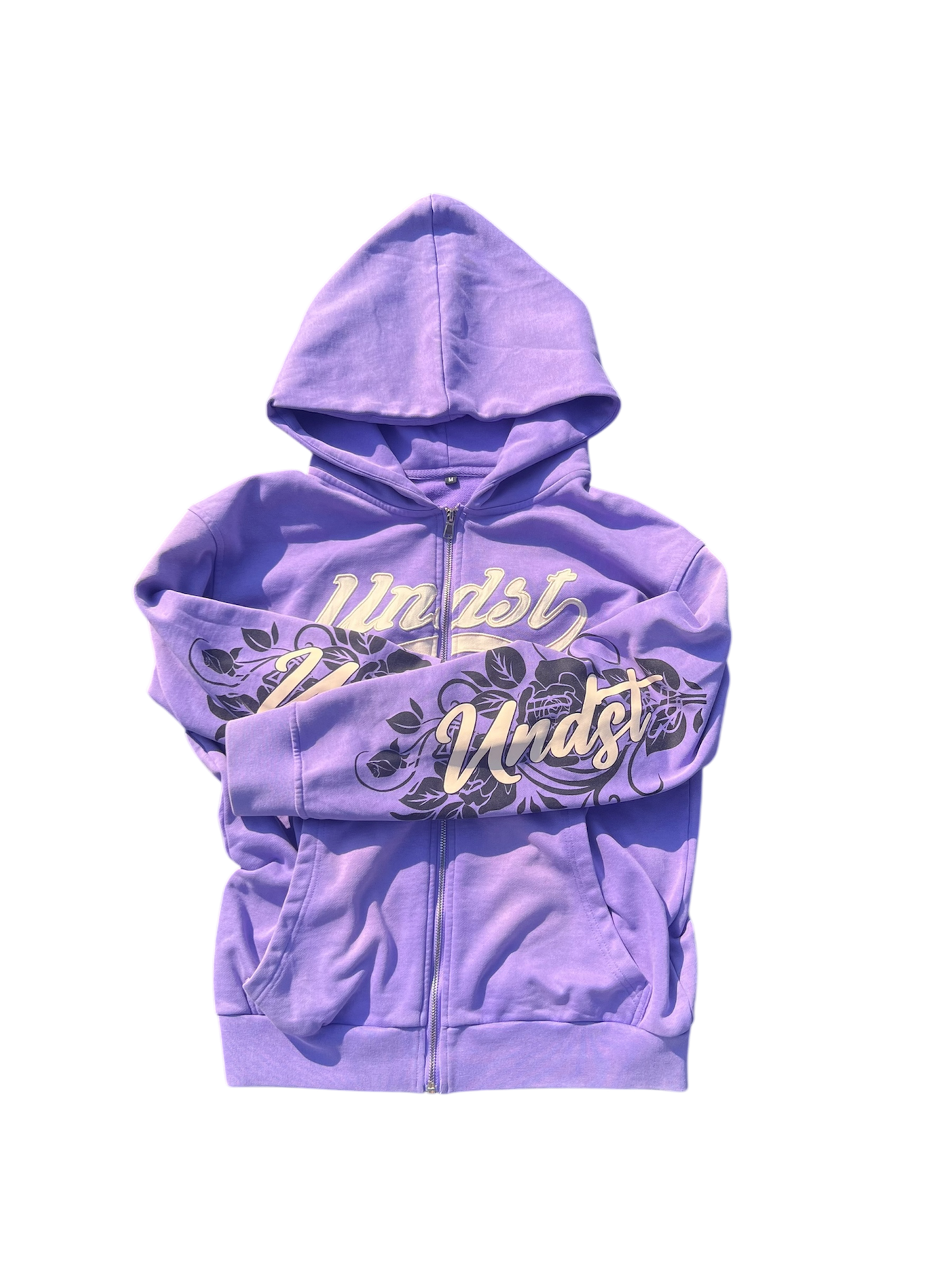 Rose Zip Up - Purple